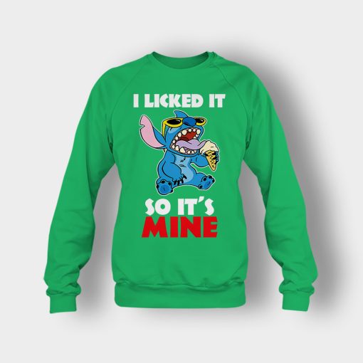 I-Licked-It-So-Its-Mine-Disney-Lilo-And-Stitch-Crewneck-Sweatshirt-Irish-Green