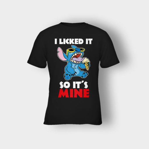 I-Licked-It-So-Its-Mine-Disney-Lilo-And-Stitch-Kids-T-Shirt-Black