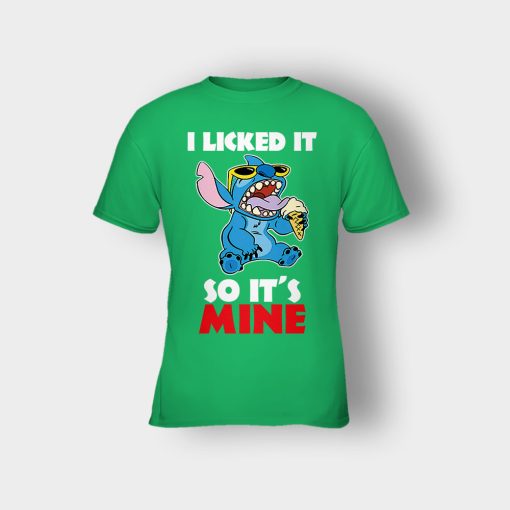 I-Licked-It-So-Its-Mine-Disney-Lilo-And-Stitch-Kids-T-Shirt-Irish-Green