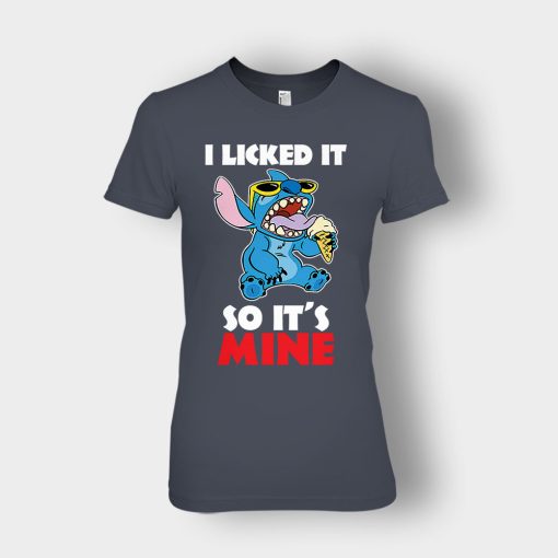 I-Licked-It-So-Its-Mine-Disney-Lilo-And-Stitch-Ladies-T-Shirt-Dark-Heather