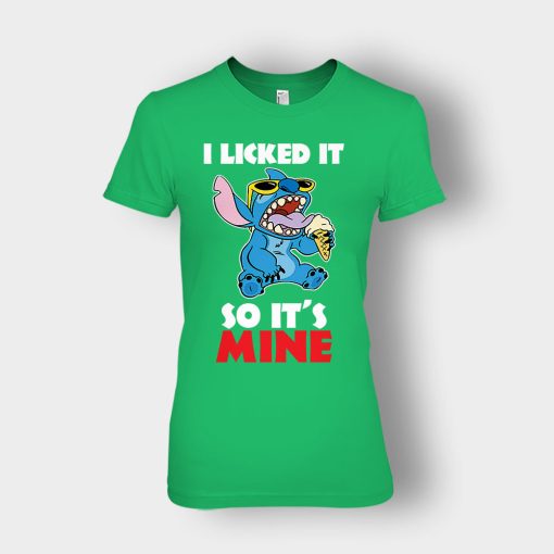 I-Licked-It-So-Its-Mine-Disney-Lilo-And-Stitch-Ladies-T-Shirt-Irish-Green