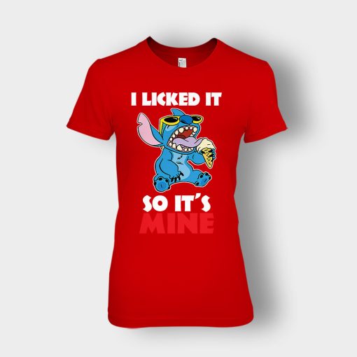 I-Licked-It-So-Its-Mine-Disney-Lilo-And-Stitch-Ladies-T-Shirt-Red