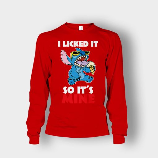 I-Licked-It-So-Its-Mine-Disney-Lilo-And-Stitch-Unisex-Long-Sleeve-Red