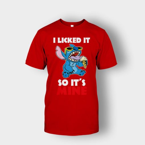 I-Licked-It-So-Its-Mine-Disney-Lilo-And-Stitch-Unisex-T-Shirt-Red