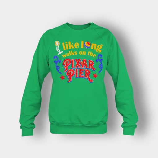 I-Like-Long-Walks-On-the-Pixar-Pie-Disney-Toy-Story-Crewneck-Sweatshirt-Irish-Green