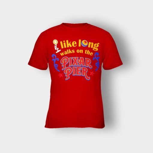 I-Like-Long-Walks-On-the-Pixar-Pie-Disney-Toy-Story-Kids-T-Shirt-Red