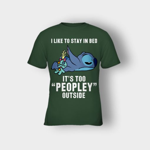 I-Like-To-Stay-In-Bed-Disney-Lilo-And-Stitch-Kids-T-Shirt-Forest