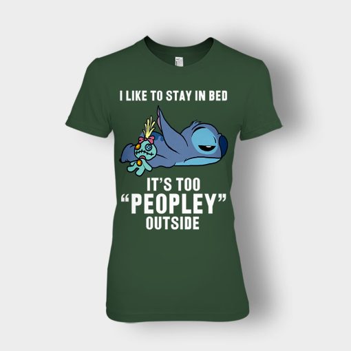 I-Like-To-Stay-In-Bed-Disney-Lilo-And-Stitch-Ladies-T-Shirt-Forest