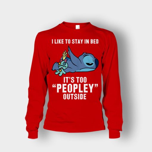 I-Like-To-Stay-In-Bed-Disney-Lilo-And-Stitch-Unisex-Long-Sleeve-Red