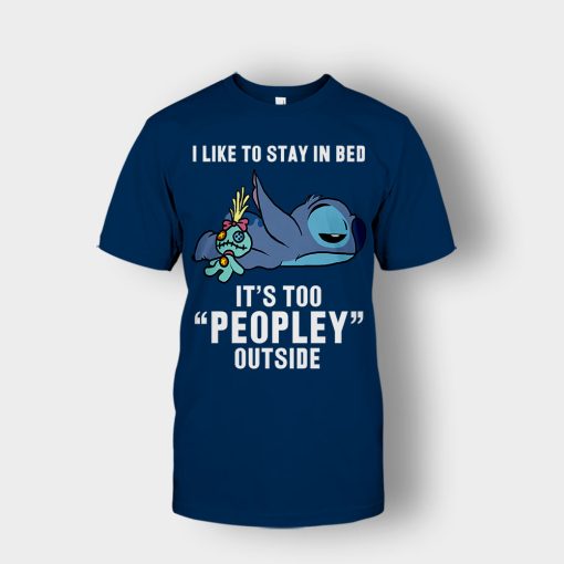 I-Like-To-Stay-In-Bed-Disney-Lilo-And-Stitch-Unisex-T-Shirt-Navy