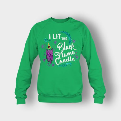 I-Lit-The-Black-Flame-Candle-Disney-Hocus-Pocus-Inspired-Crewneck-Sweatshirt-Irish-Green