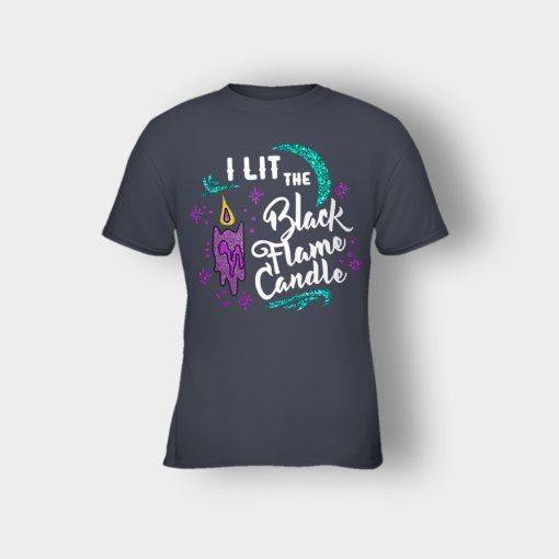 I-Lit-The-Black-Flame-Candle-Disney-Hocus-Pocus-Inspired-Kids-T-Shirt-Dark-Heather