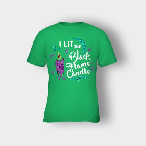 I-Lit-The-Black-Flame-Candle-Disney-Hocus-Pocus-Inspired-Kids-T-Shirt-Irish-Green