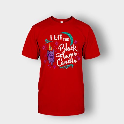 I-Lit-The-Black-Flame-Candle-Disney-Hocus-Pocus-Inspired-Unisex-T-Shirt-Red