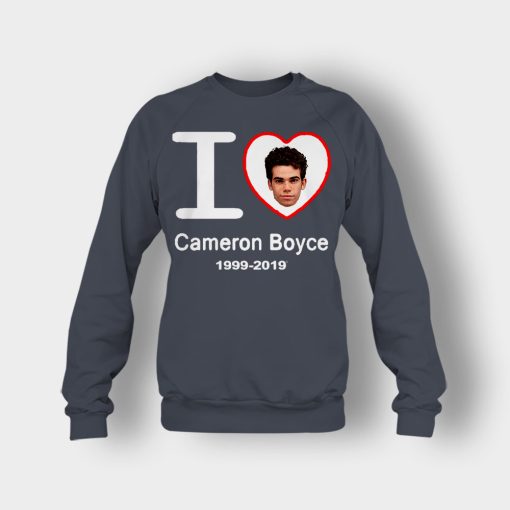 I-Love-Cameron-Boyce-Rip-Cameron-Boyce-1999-2019-Crewneck-Sweatshirt-Dark-Heather