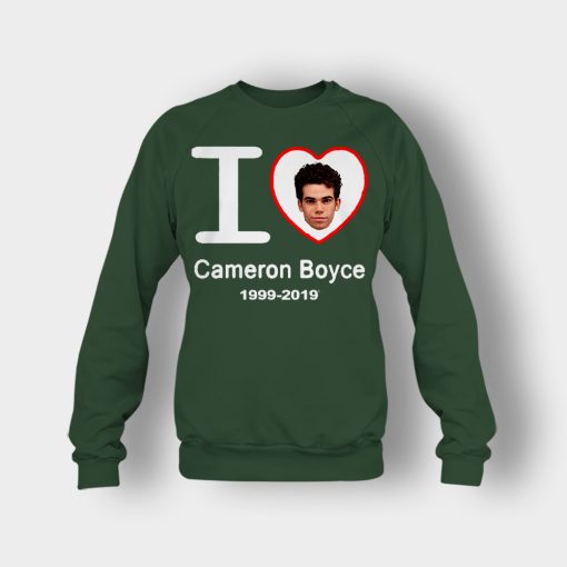 I-Love-Cameron-Boyce-Rip-Cameron-Boyce-1999-2019-Crewneck-Sweatshirt-Forest