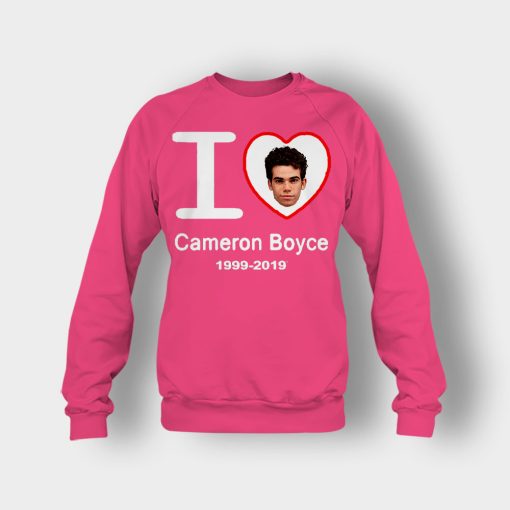 I-Love-Cameron-Boyce-Rip-Cameron-Boyce-1999-2019-Crewneck-Sweatshirt-Heliconia