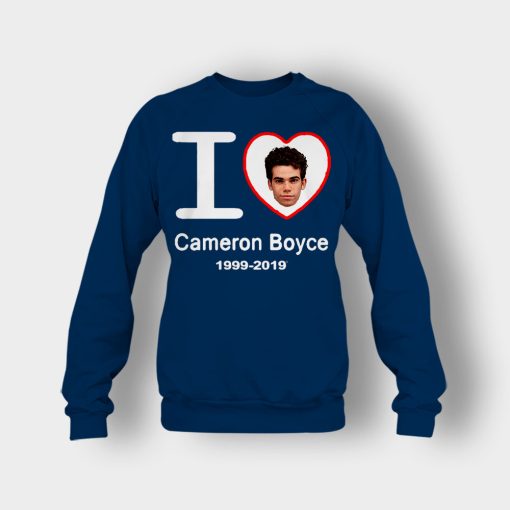 I-Love-Cameron-Boyce-Rip-Cameron-Boyce-1999-2019-Crewneck-Sweatshirt-Navy