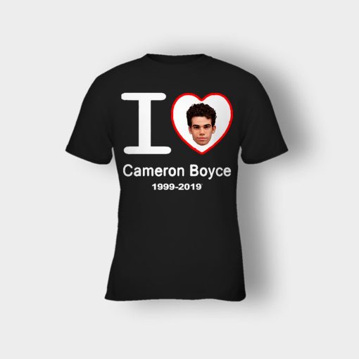 I-Love-Cameron-Boyce-Rip-Cameron-Boyce-1999-2019-Kids-T-Shirt-Black