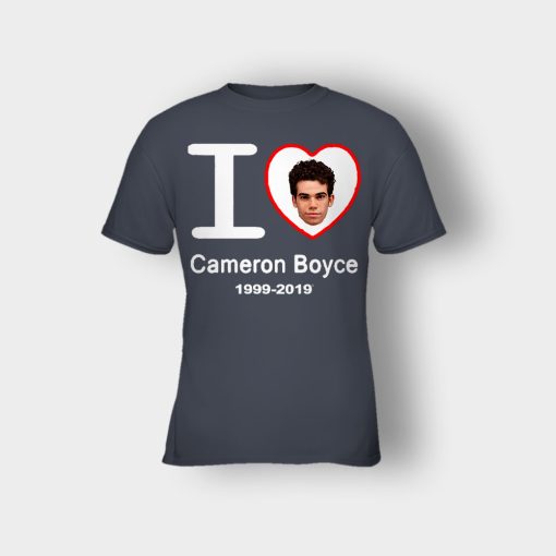 I-Love-Cameron-Boyce-Rip-Cameron-Boyce-1999-2019-Kids-T-Shirt-Dark-Heather