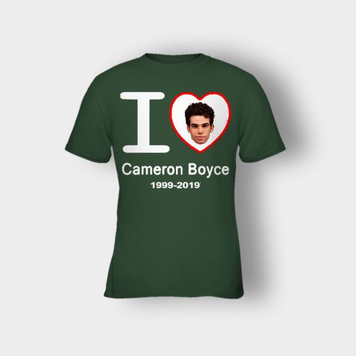 I-Love-Cameron-Boyce-Rip-Cameron-Boyce-1999-2019-Kids-T-Shirt-Forest