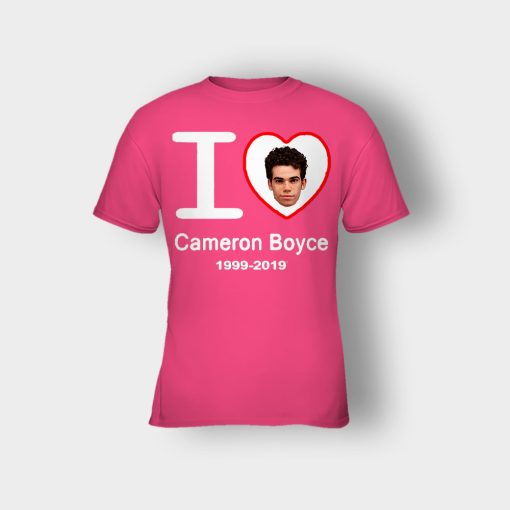 I-Love-Cameron-Boyce-Rip-Cameron-Boyce-1999-2019-Kids-T-Shirt-Heliconia