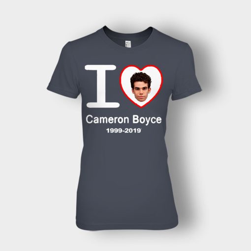 I-Love-Cameron-Boyce-Rip-Cameron-Boyce-1999-2019-Ladies-T-Shirt-Dark-Heather