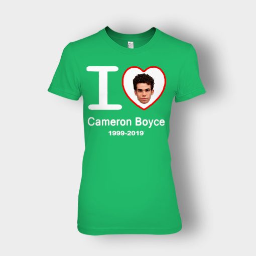 I-Love-Cameron-Boyce-Rip-Cameron-Boyce-1999-2019-Ladies-T-Shirt-Irish-Green