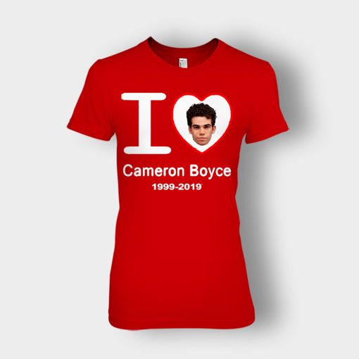 I-Love-Cameron-Boyce-Rip-Cameron-Boyce-1999-2019-Ladies-T-Shirt-Red