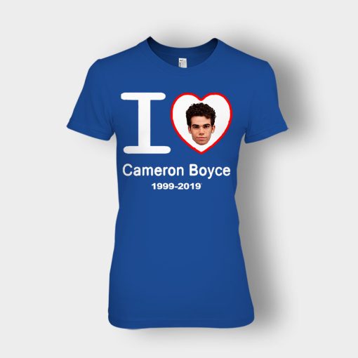 I-Love-Cameron-Boyce-Rip-Cameron-Boyce-1999-2019-Ladies-T-Shirt-Royal