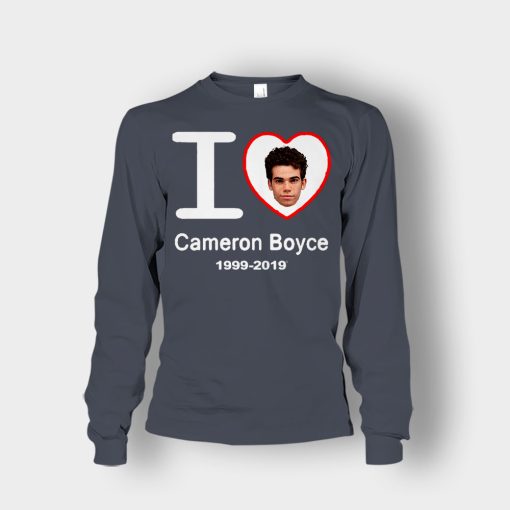 I-Love-Cameron-Boyce-Rip-Cameron-Boyce-1999-2019-Unisex-Long-Sleeve-Dark-Heather