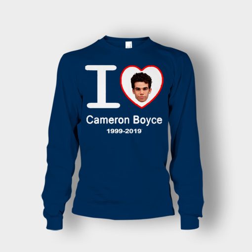 I-Love-Cameron-Boyce-Rip-Cameron-Boyce-1999-2019-Unisex-Long-Sleeve-Navy