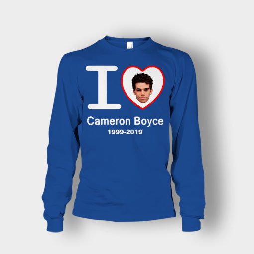 I-Love-Cameron-Boyce-Rip-Cameron-Boyce-1999-2019-Unisex-Long-Sleeve-Royal