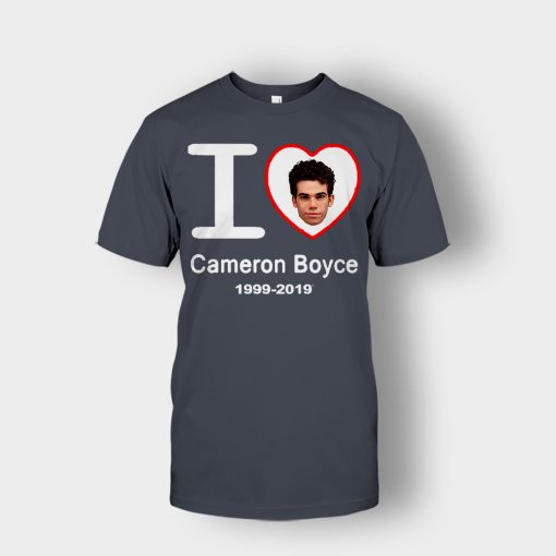 I-Love-Cameron-Boyce-Rip-Cameron-Boyce-1999-2019-Unisex-T-Shirt-Dark-Heather