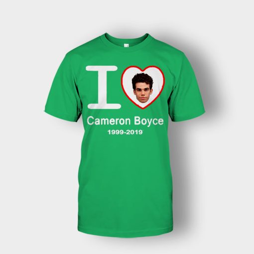 I-Love-Cameron-Boyce-Rip-Cameron-Boyce-1999-2019-Unisex-T-Shirt-Irish-Green