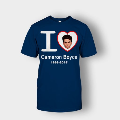 I-Love-Cameron-Boyce-Rip-Cameron-Boyce-1999-2019-Unisex-T-Shirt-Navy