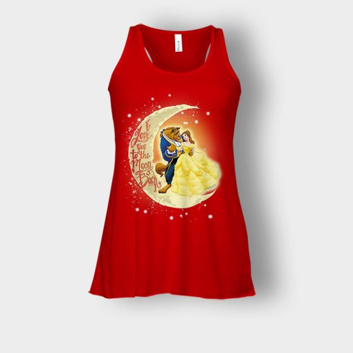 I-Love-You-To-The-Moon-And-Back-Disney-Beauty-And-The-Beast-Bella-Womens-Flowy-Tank-Red