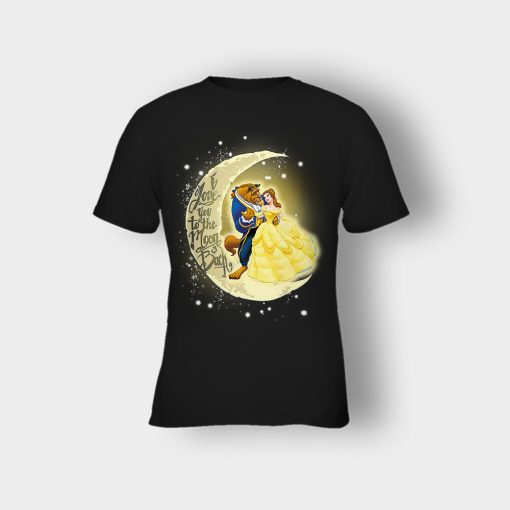 I-Love-You-To-The-Moon-And-Back-Disney-Beauty-And-The-Beast-Kids-T-Shirt-Black
