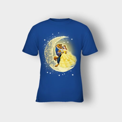 I-Love-You-To-The-Moon-And-Back-Disney-Beauty-And-The-Beast-Kids-T-Shirt-Royal