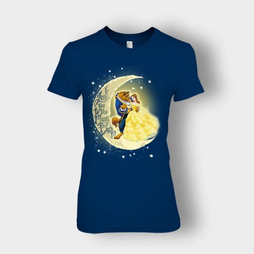 I-Love-You-To-The-Moon-And-Back-Disney-Beauty-And-The-Beast-Ladies-T-Shirt-Navy