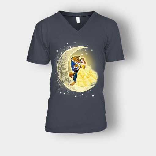 I-Love-You-To-The-Moon-And-Back-Disney-Beauty-And-The-Beast-Unisex-V-Neck-T-Shirt-Dark-Heather