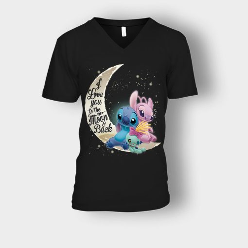 I-Love-You-To-The-Moon-Disney-Lilo-And-Stitch-Unisex-V-Neck-T-Shirt-Black