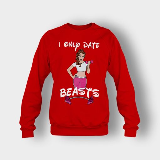 I-Only-Date-Beasts-Disney-Beauty-And-The-Beast-Crewneck-Sweatshirt-Red