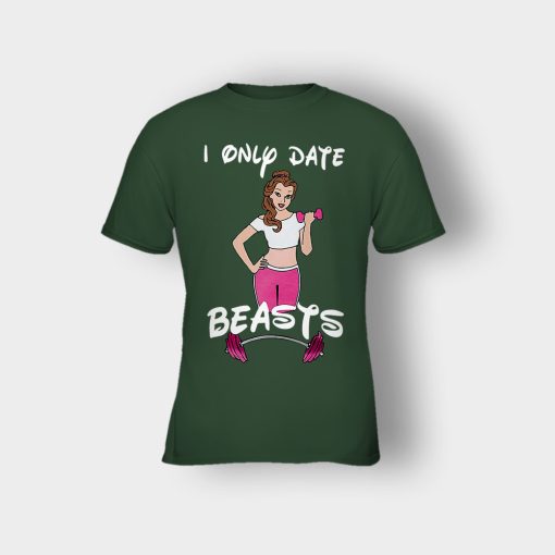 I-Only-Date-Beasts-Disney-Beauty-And-The-Beast-Kids-T-Shirt-Forest