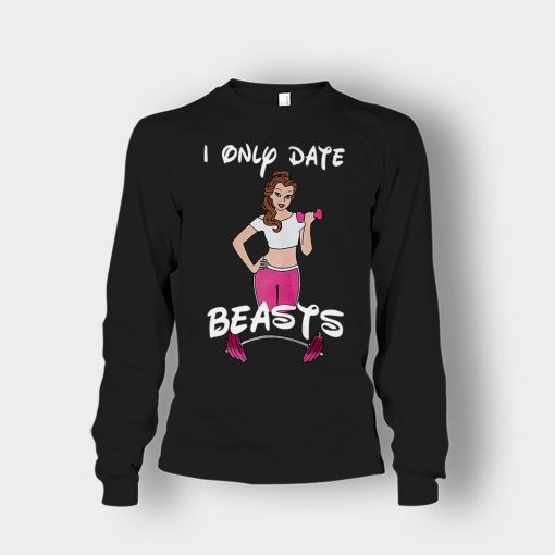 I-Only-Date-Beasts-Disney-Beauty-And-The-Beast-Unisex-Long-Sleeve-Black