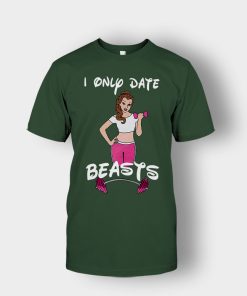 I-Only-Date-Beasts-Disney-Beauty-And-The-Beast-Unisex-T-Shirt-Forest