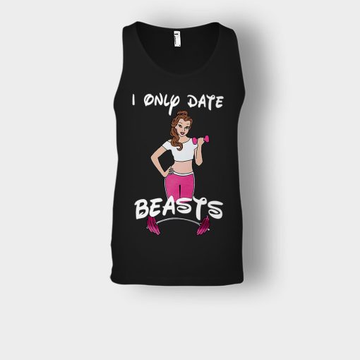 I-Only-Date-Beasts-Disney-Beauty-And-The-Beast-Unisex-Tank-Top-Black