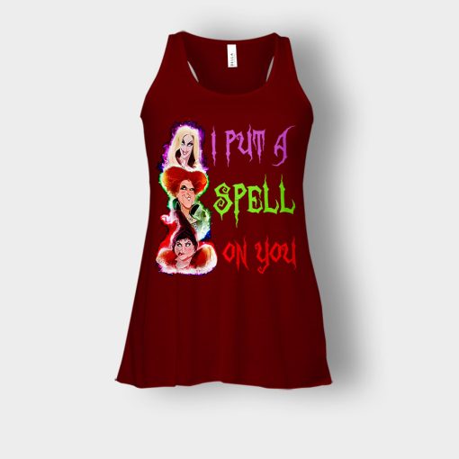 I-Put-A-Spell-For-You-Disney-Hocus-Pocus-Inspired-Bella-Womens-Flowy-Tank-Maroon