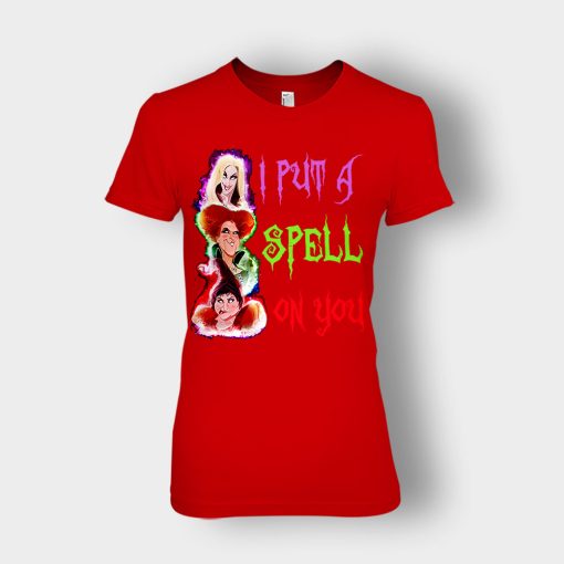 I-Put-A-Spell-For-You-Disney-Hocus-Pocus-Inspired-Ladies-T-Shirt-Red