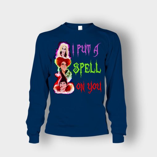 I-Put-A-Spell-For-You-Disney-Hocus-Pocus-Inspired-Unisex-Long-Sleeve-Navy